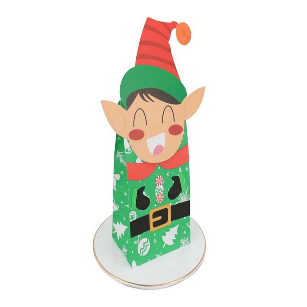 Xmas Food Snacks - Weihnachtsmann-Geschenktüten für Weihnachtsdeko, Kekse, Snacks und