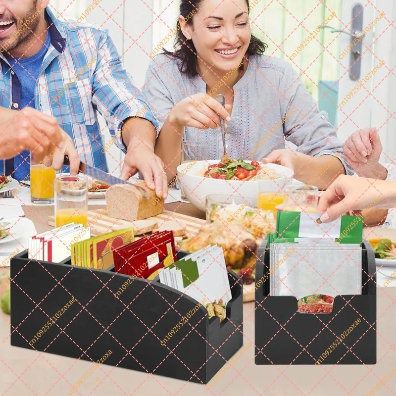 Food Snacks Packets - LF Küchen-Vorratsorganizer - Arbeitsplatten-Snack-Aufbewahrungsbox, Fast-Food-Verpackungshalter &