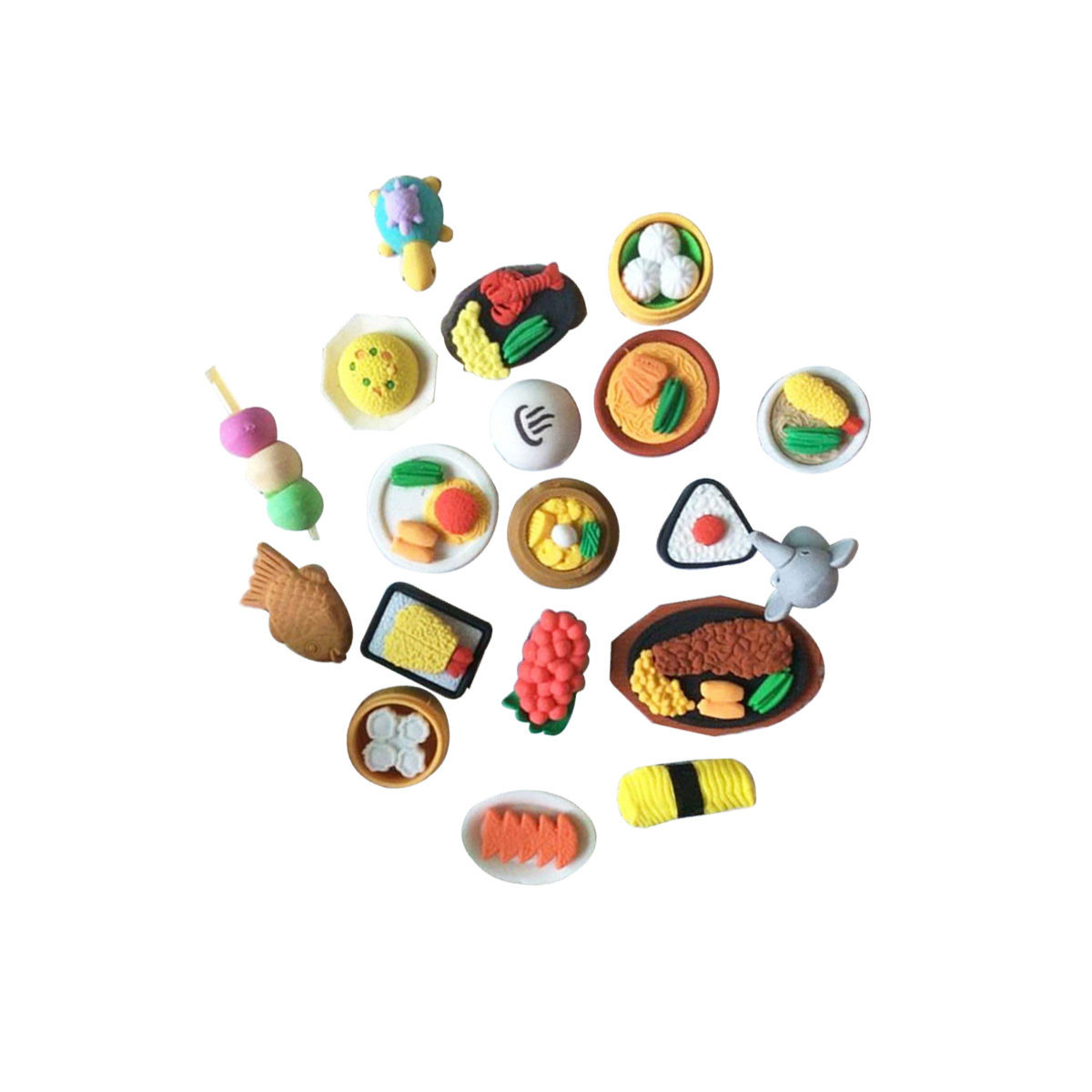 12 Stück Radiergummis mit Snac – Food Snacks Easy Bewertung und Preis