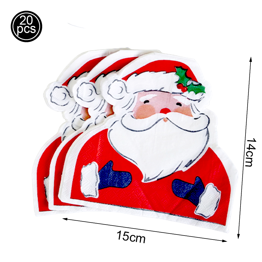 Weihnachtsmann-Thema Einweg-Ti – Xmas Food Snacks Bewertung und Preis