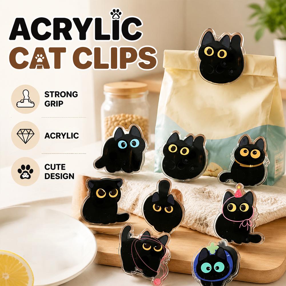 Niedliche Schwarze Katzen-Acry – Food Snacks That Are Black Bewertung und Preis