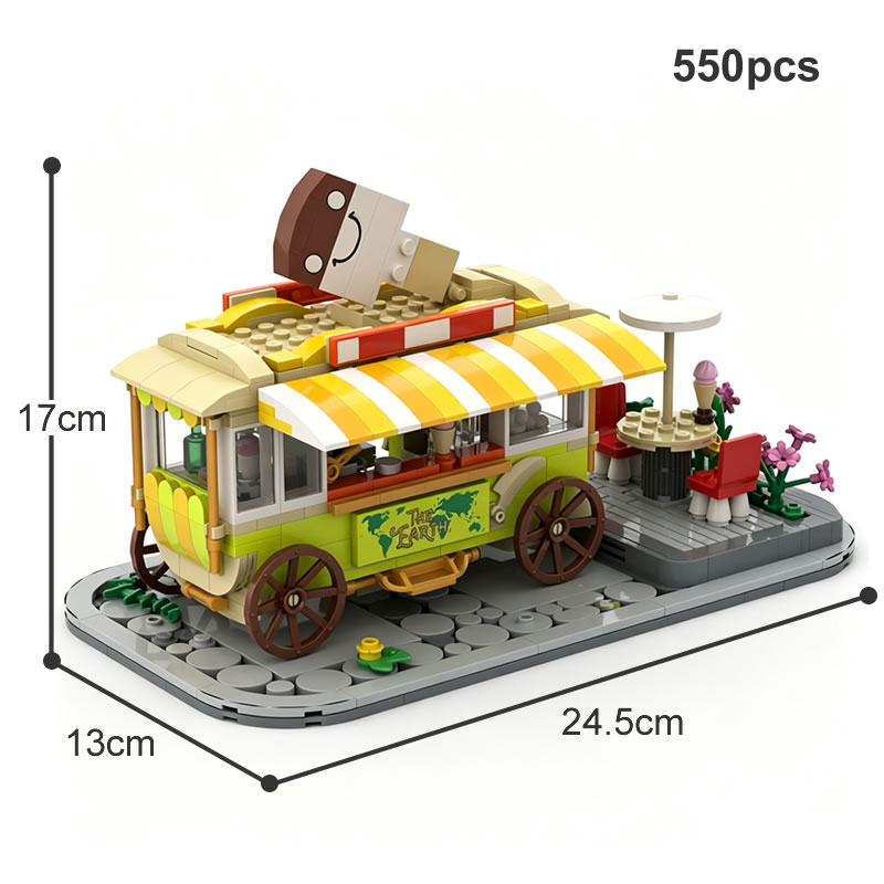 Retro Dessert-Verkaufswagen Mo – Xmas Food Snacks Bewertung und Preis
