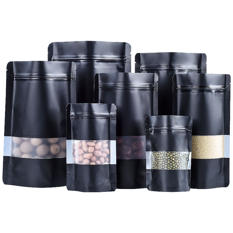 100PCS Stand-up Matte Schwarz  – Food Snacks That Are Black Bewertung und Preis