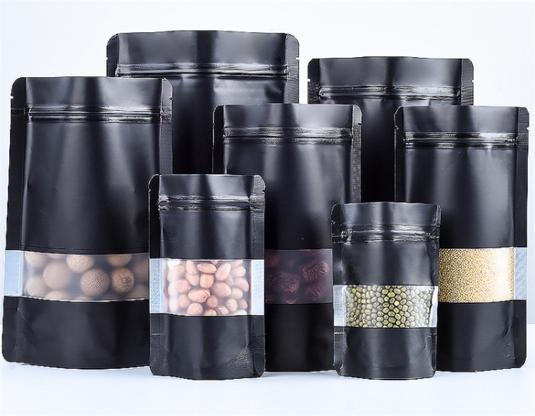 100PCS Stand-up Matte Schwarz  – Food Snacks That Are Black Bewertung und Preis