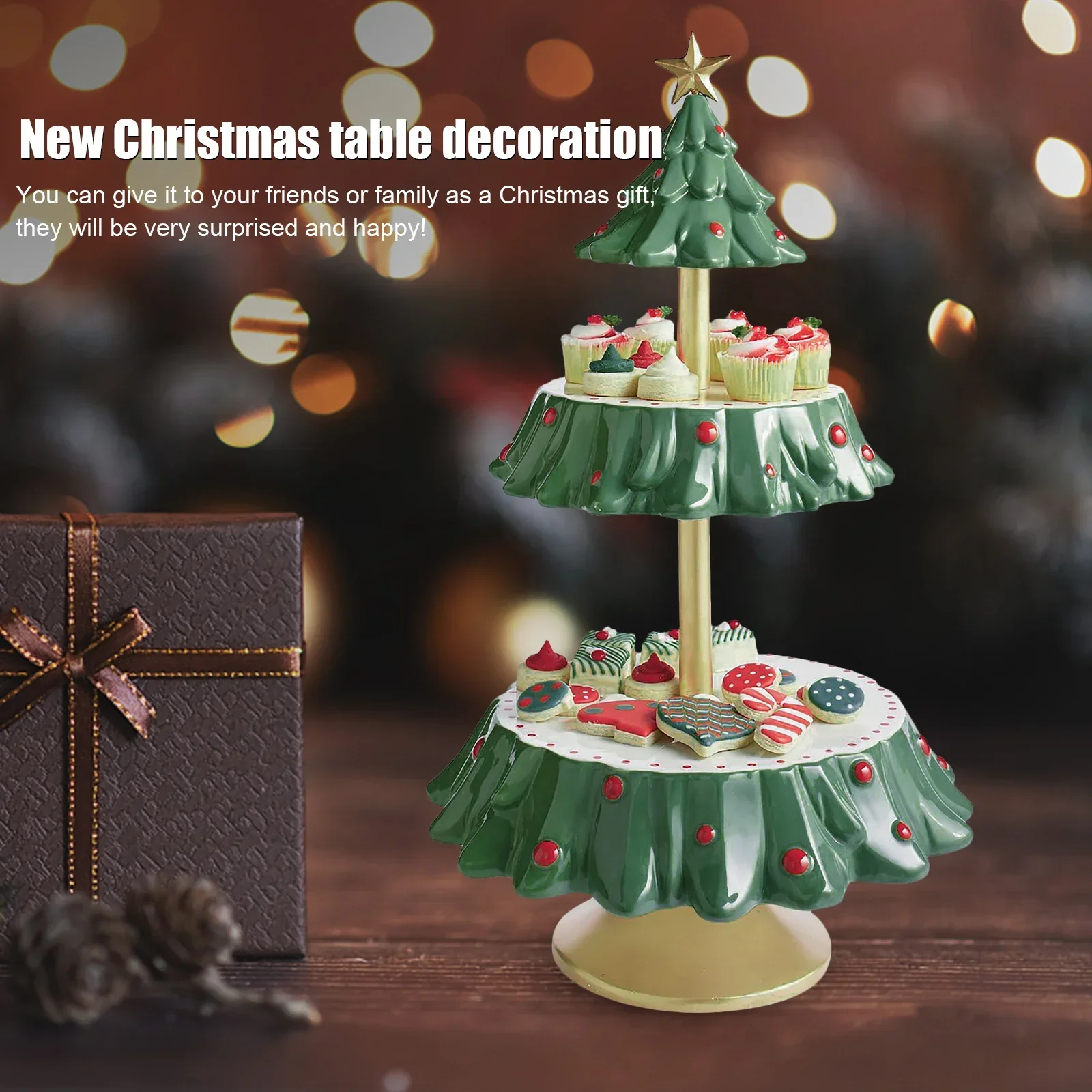 Weihnachts-Snackständer, doppe – Xmas Food Snacks Bewertung und Preis