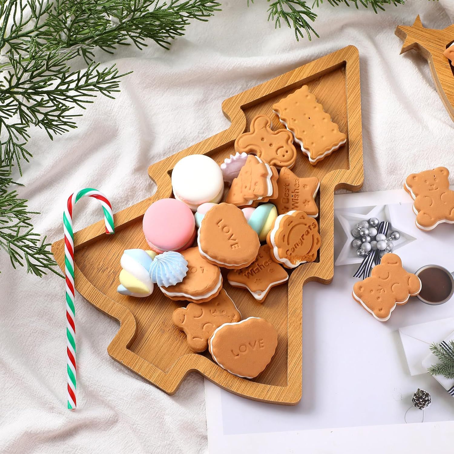 Weihnachtsbaumförmiges Servier – Xmas Food Snacks Bewertung und Preis