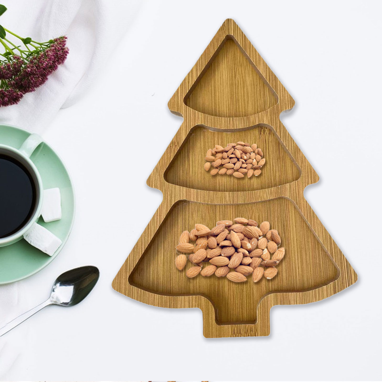 Weihnachtsbaumförmiges Servier – Xmas Food Snacks Bewertung und Preis