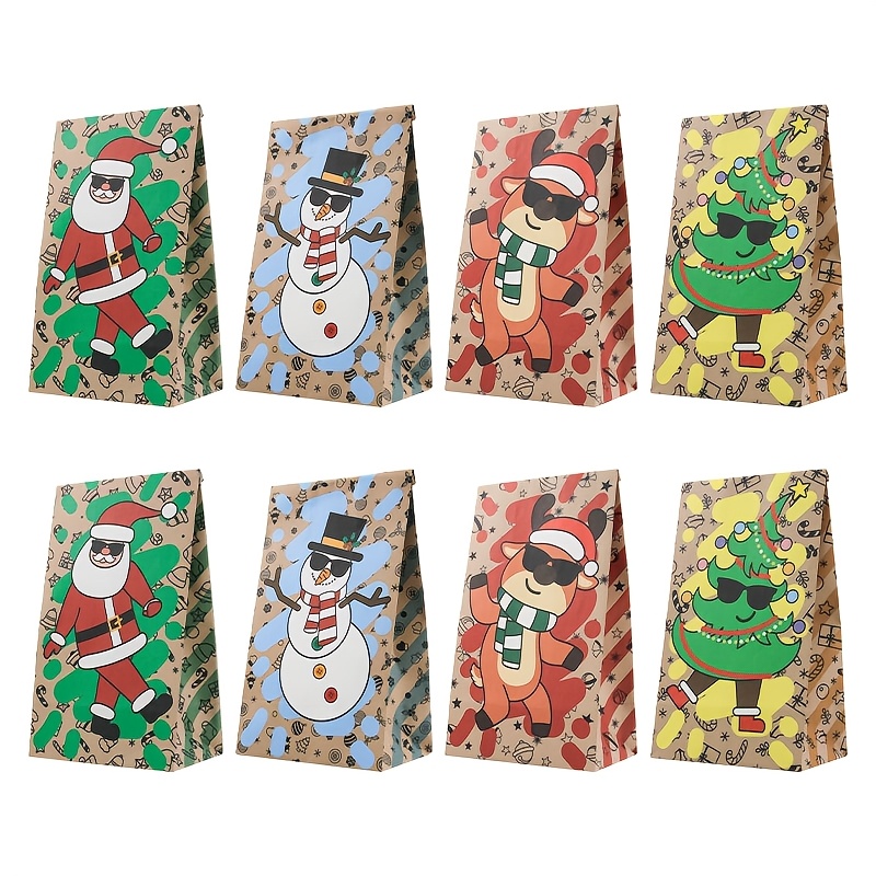 Weihnachtliche Papiertüten, 24 – Xmas Food Snacks Bewertung und Preis