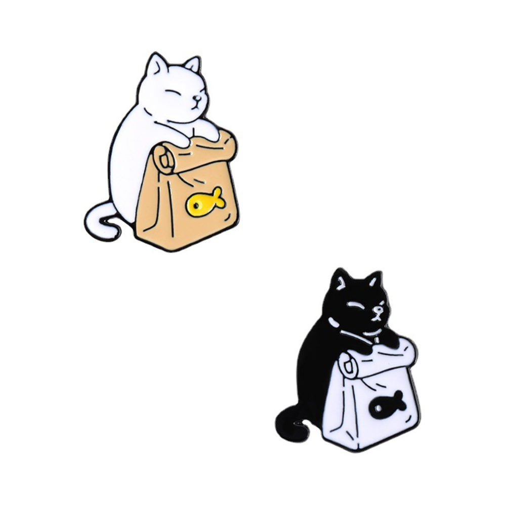 Niedliches schwarz-weißes Katz – Food Snacks That Are Black Bewertung und Preis
