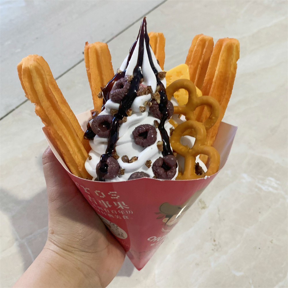 Gefälschte süße Zucker Churros – Spicy Food Snacks Bewertung und Preis