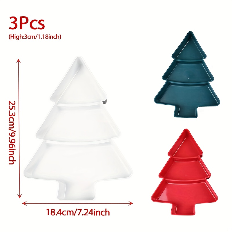 3Pcs Weihnachten Baum Lebensmi – Xmas Food Snacks Bewertung und Preis